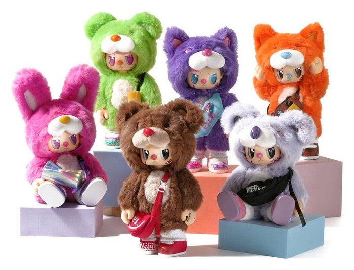 Rebel Bears figuras peluche Blind Box Movable Series 18 cm Surtido (6)