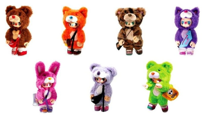 Rebel Bears figuras peluche Blind Box Movable Series 18 cm Surtido (6)