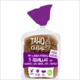 TAHO CEREAL Pan De Molde 5 Semillas Integral Masa Madre 400Gr Bio