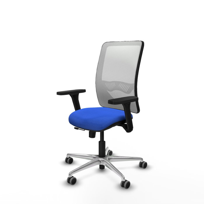 PIQUERAS Y CRESPO Silla de oficina Zulema con mecanismo Sincro/Traslack, Azul y Blanco PIQUERAS Y CRESPO Silla de oficina Zulema con mecanismo Sincro/Traslack, Azul y Blanco