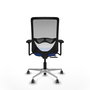 PIQUERAS Y CRESPO Silla de oficina Zulema con mecanismo Sincro/Traslack, Azul y Blanco