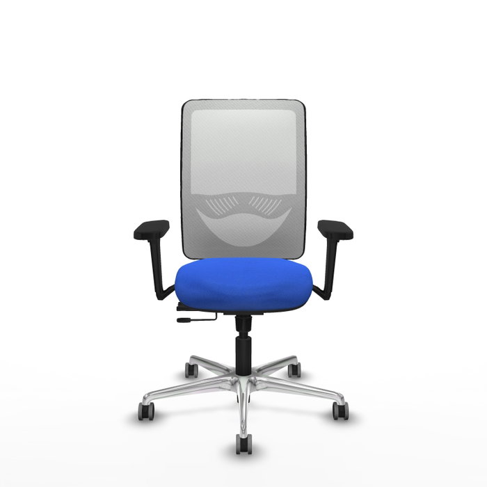 PIQUERAS Y CRESPO Silla de oficina Zulema con mecanismo Sincro/Traslack, Azul y Blanco PIQUERAS Y CRESPO Silla de oficina Zulema con mecanismo Sincro/Traslack, Azul y Blanco
