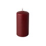 PAPSTAR Velas pilar color burdeos, 10 cm