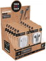 Tech one tech Expositor de Auriculares Eartech TEC1003 con Micrófono Jack 3.5 - 6 Blancos y 6 Negros