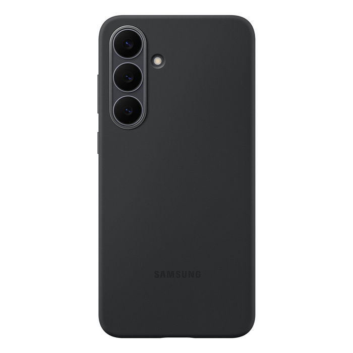 Samsung Funda de Silicona para Galaxy S25 FE, Resistente a Impactos y Rayones, Color Negro Samsung Funda de Silicona para Galaxy S25 FE, Resistente a Impactos y Rayones, Color Negro