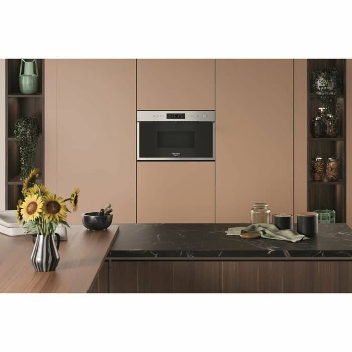 Hotpoint HAM 212O X Microondas Empotrable de 22 L en Acero Inoxidable