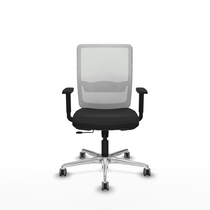 PIQUERAS Y CRESPO Silla de oficina Haches con mecanismo Sincro/Traslack, Negro y Blanco PIQUERAS Y CRESPO Silla de oficina Haches con mecanismo Sincro/Traslack, Negro y Blanco