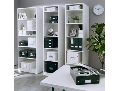 Leitz Caja almacenamiento Click & Store WOW cartón reciclado negro 281x200x369 mm