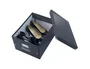 Leitz Caja almacenamiento Click & Store WOW cartón reciclado negro 281x200x369 mm