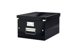 Leitz Caja de Almacenamiento Click & Store WOW Negra 16L