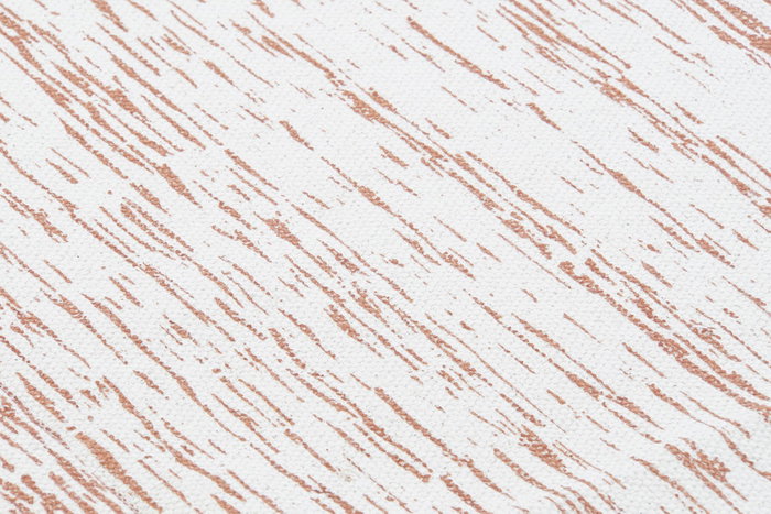 DKD Home Decor Alfombra de Algodón con Flecos Naranja y Beige 120x180 cm