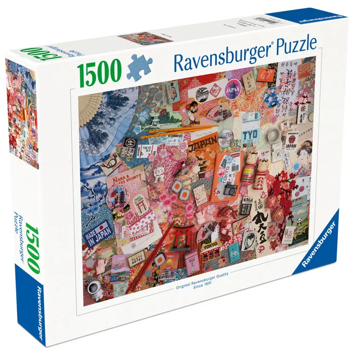 Ravensburger Rompecabezas Adultos 1500 Piezas 12001703 - Viaje a Tokio - Puzzle Alta Calidad +14 Años