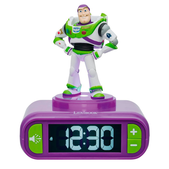 Lexibook Reloj Despertador Buzz Lightyear Toy Story RL800TS con Luz Nocturna y Alarma Lexibook Reloj Despertador Buzz Lightyear Toy Story RL800TS con Luz Nocturna y Alarma