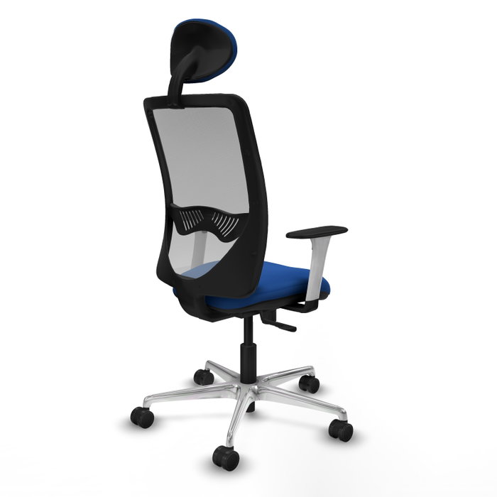 PIQUERAS Y CRESPO Silla de oficina Zulema con mecanismo Sincro, Azul y Gris PIQUERAS Y CRESPO Silla de oficina Zulema con mecanismo Sincro, Azul y Gris