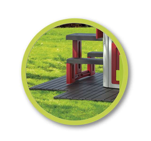 Smoby S. Life Set 6 Losetas de Suelo de Plástico para Niños 45x45 cm, Multicolor