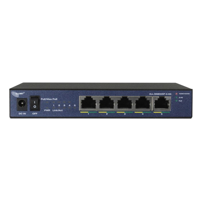ALLNET ALL-SG8005P-2.5G Switch No Administrado 5 Puertos 2.5G Ethernet PoE+
