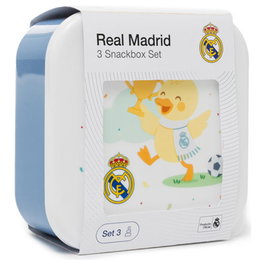 MINILAND Set 3 fiambreras Real Madrid