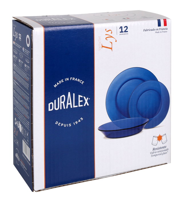 Duralex Vajilla Saphir 12 Piezas (2 Unidades)
