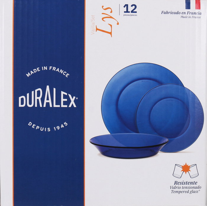 Duralex Vajilla Saphir 12 Piezas (2 Unidades)