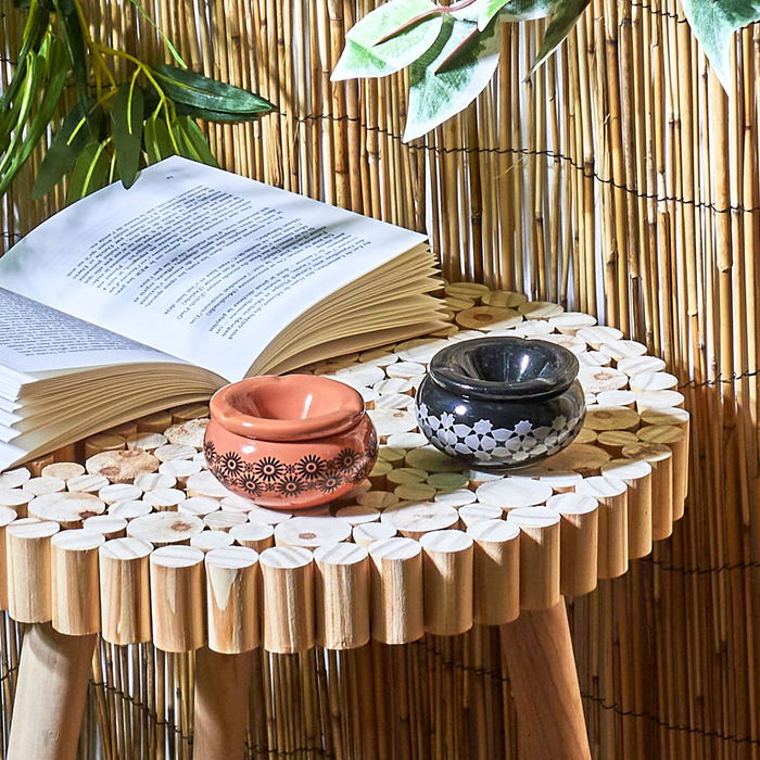 Home Deco Factory Cenicero Mirage Dolomita Diámetro 8 cm