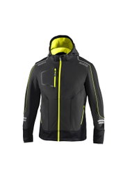 Sparco Chaqueta Técnica NDIS Soft-Shell Tech Gris/Amarillo Fluo Talla L
