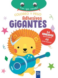 YOYO Coloreo y pego adhesivos gigantes. León