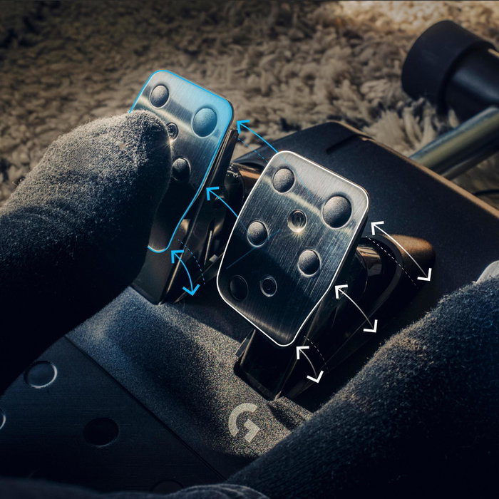 Logitech G923 TRUEFORCE Volante y Pedales para PS5, PS4 y PC