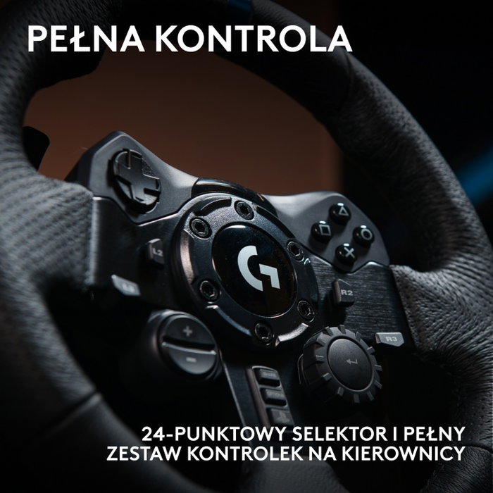 Logitech G G923 Volante y Pedales TRUEFORCE Negro