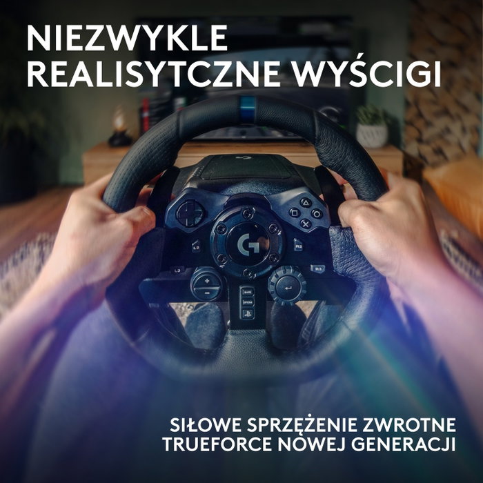 Logitech G G923 Volante y Pedales TRUEFORCE Negro