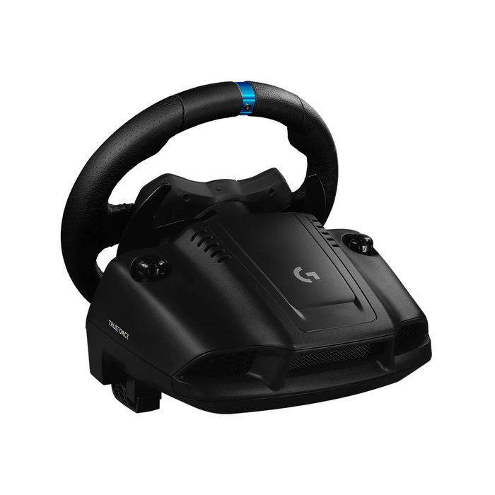 Logitech G923 Volante y Pedales de Carreras con Force Feedback TRUEFORCE para Xbox Series X|S, Xbox One, PS5, PS4 y PC - Volante de Simulación con Pedales de Freno Progresivo