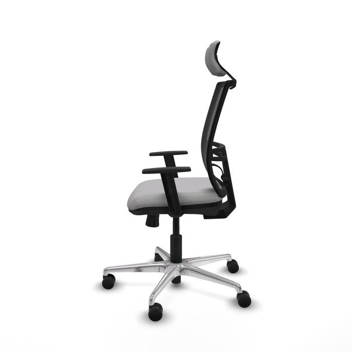 PIQUERAS Y CRESPO Silla de oficina Yunquera Gris claro y Negro PIQUERAS Y CRESPO Silla de oficina Yunquera Gris claro y Negro