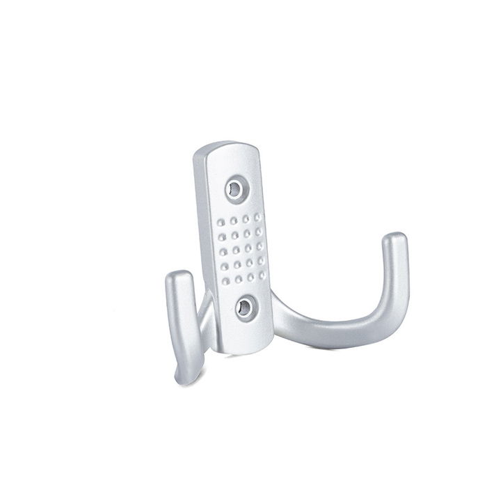 HERRAJES ALK Percha Colgador Doble Brazo Cromo