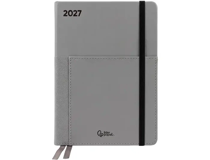 Liderpapel Agenda Naxos 2027 Día Página A5 Gris Liderpapel Agenda Naxos 2027 Día Página A5 Gris