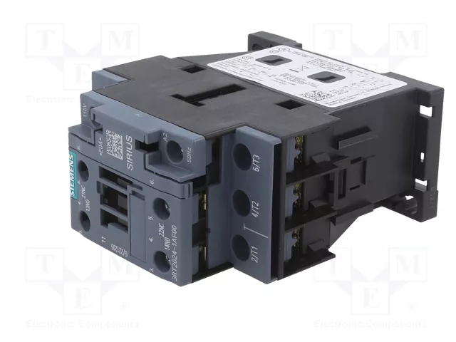 SIEMENS 3RT2024-1AF00 Contactor de 3 polos con 110V AC