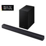 Samsung Barra de Sonido HW-B460GF, 2.1 Canales, DTS Virtual:X, Dolby Audio, Subwoofer Inalámbrico, Negro