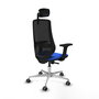 PIQUERAS Y CRESPO Silla de oficina Mardos con mecanismo Sincro Azul/Negro