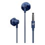 Energy Sistem Auriculares Easypods Jack 3.5 mm con Micrófono, Cable 1.2m, Azul