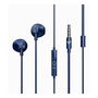 Energy Sistem Auriculares Easypods Jack 3.5 mm con Micrófono, Cable 1.2m, Azul
