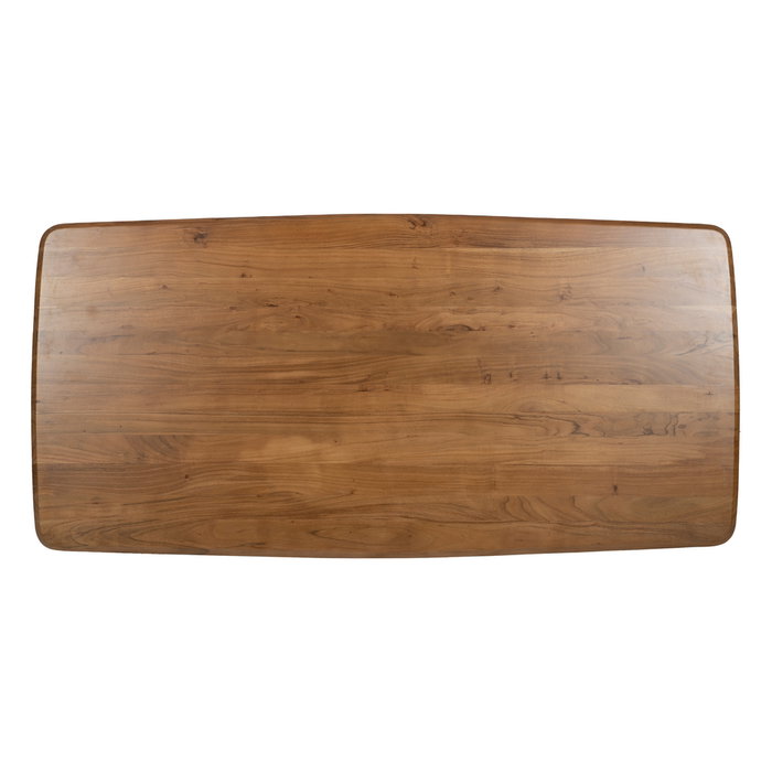 Mesa Comedor Madera-Metal Salón 200 X 100 X 77 cm