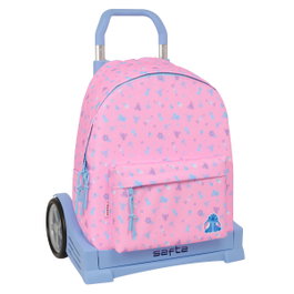 Safta Mochila con Carro Evolution Stitch Bright Disney