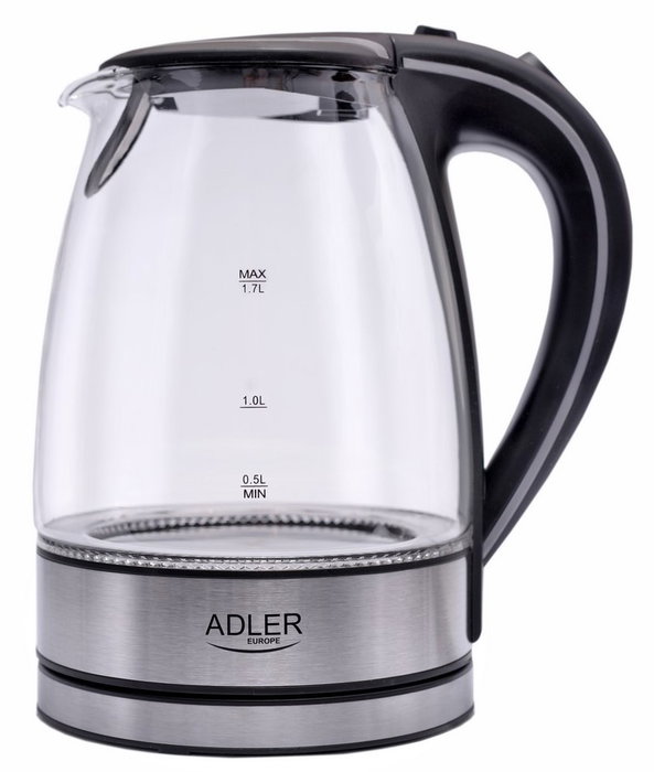 Adler AD 1225 Hervidor de Agua Negro