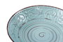 DKD Home Decor Plato Hondo de Gres Azul 20x20x5 cm