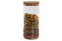 DKD Home Decor Set de 4 Botes de Borosilicato con Diseño de Fruta