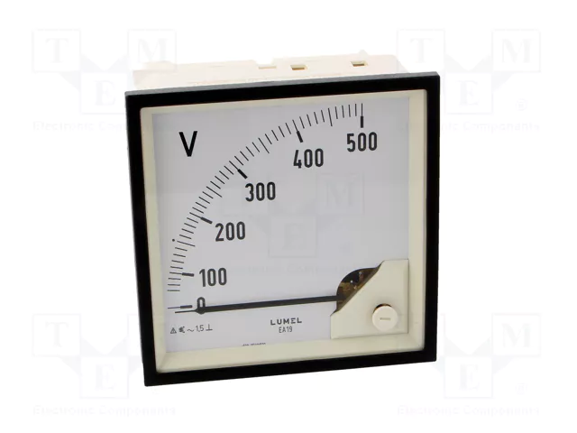 LUMEL Voltímetro de Panel EA19N 0÷500V True RMS
