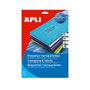 Apli Etiquetas de Poliéster Transparente 48,5x25,4 mm (880 unidades)