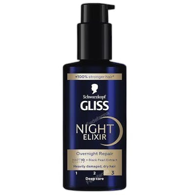 Schwarzkopf Gliss Night Elixir Sérum para Cabello Dañado 100 ml