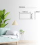 GSC Evolution Panel LED Kisongo rectangular 120x30cm 40W 6000K Níquel