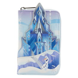 Loungefly Cartera Disney Frozen Castillo Elsa Cuero Vegano Ranuras para Tarjetas
