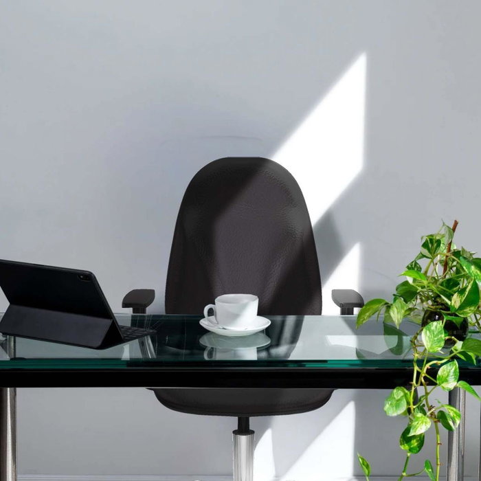 PIQUERAS Y CRESPO Silla de oficina Algarra Rosa con Brazos 1D