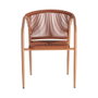 Silla Apilable Aluminio-Rattán Pe 57 X 60 X 77,50 cm (Set de 2)